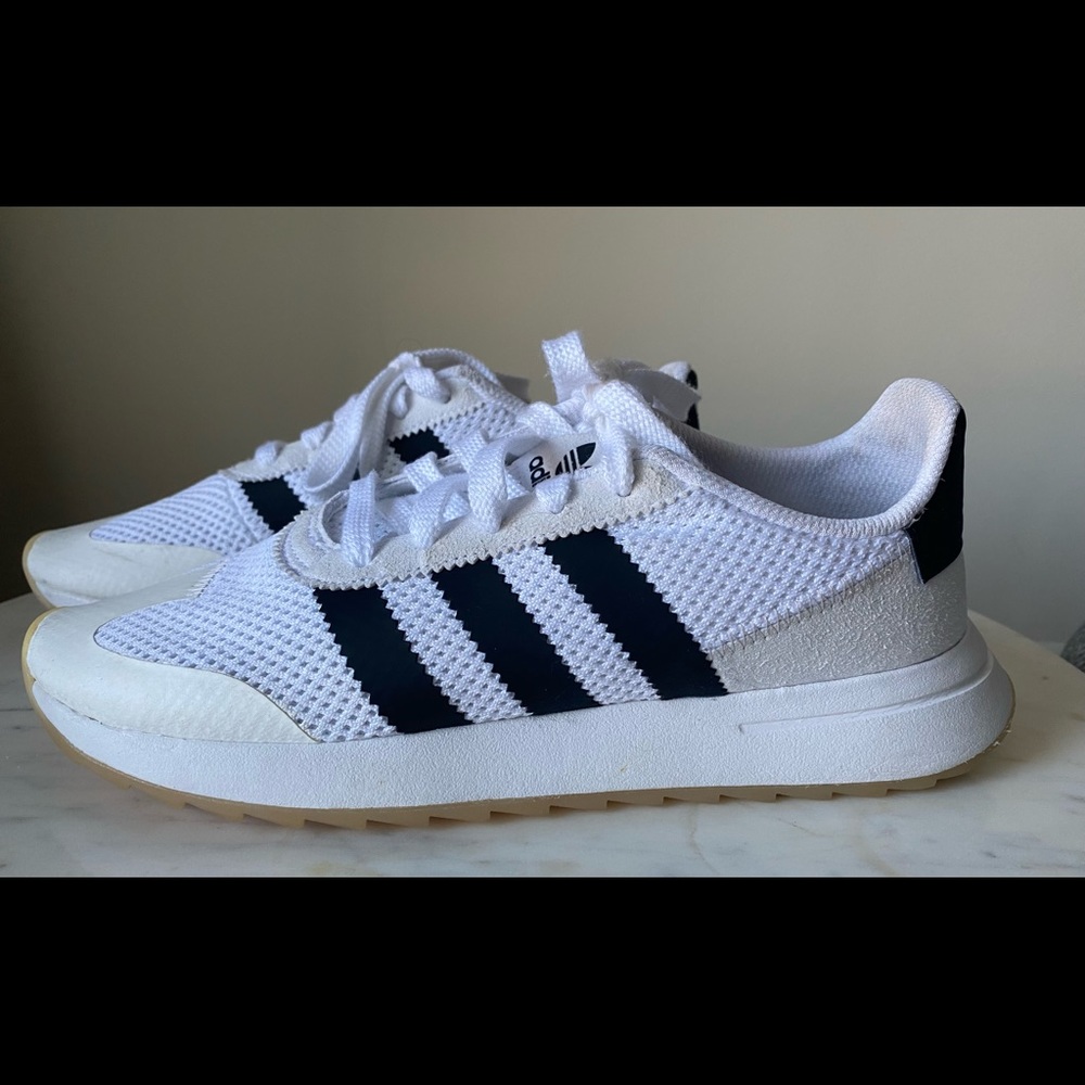 adidas White and Black Women's Sneakers